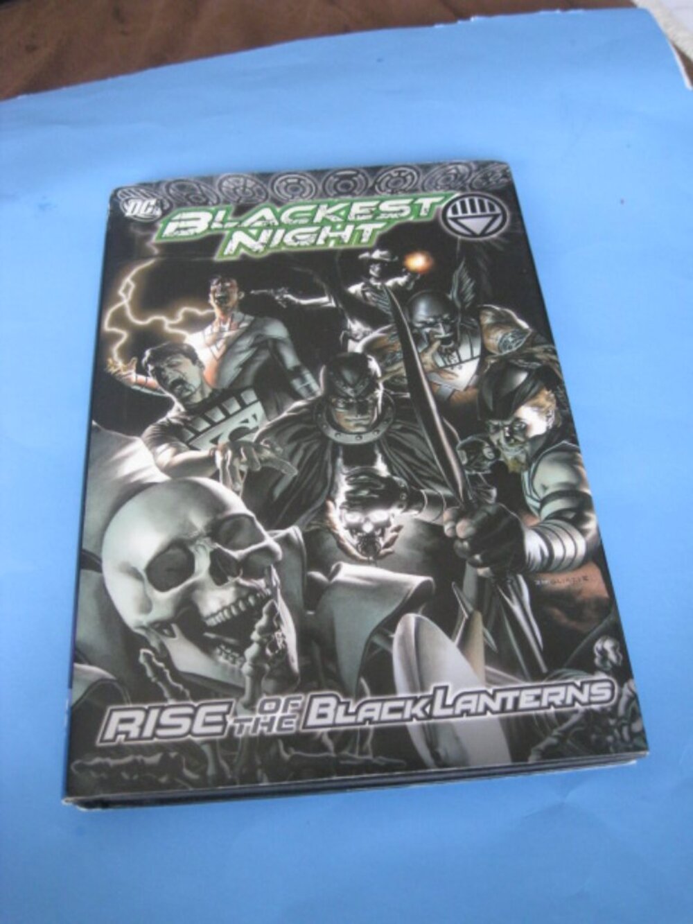 Blackest Night Rise of The Black Lanterns Graphic Novel 2010 DC Comics